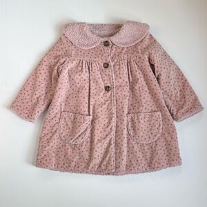 Yellow Pelota Floral Kids Jacket 4Y